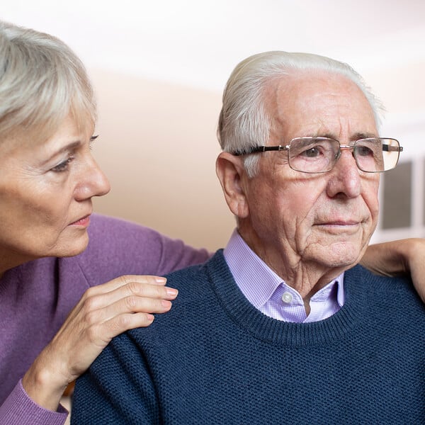 elderly couple